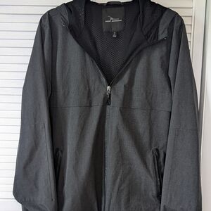 Men's Black Rain Jacket / Windbreaker S